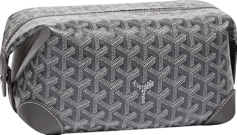 Goyard Grey 'Boeing 25' Toiletry Bag .